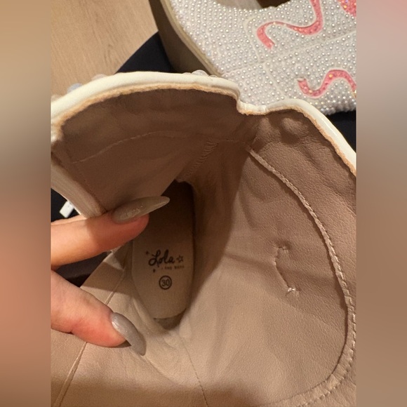 Lola and The Boys CRYSTAL BOW COWGIRL BOOTS - Picture 5 of 5